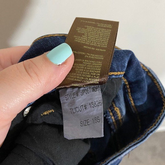 KUT from the Kloth Natalie Bootcut Jeans Dark Wash Denim Sz 16 - Picture 12 of 13